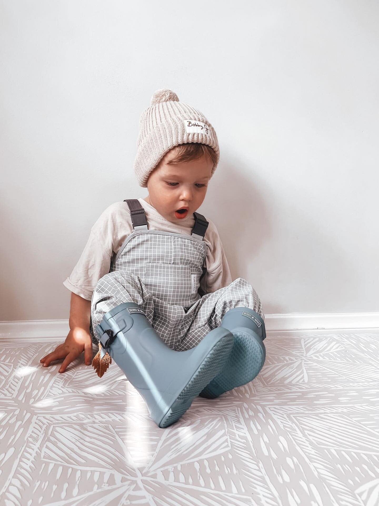 Ducky Blue Kids Welly Gumboots